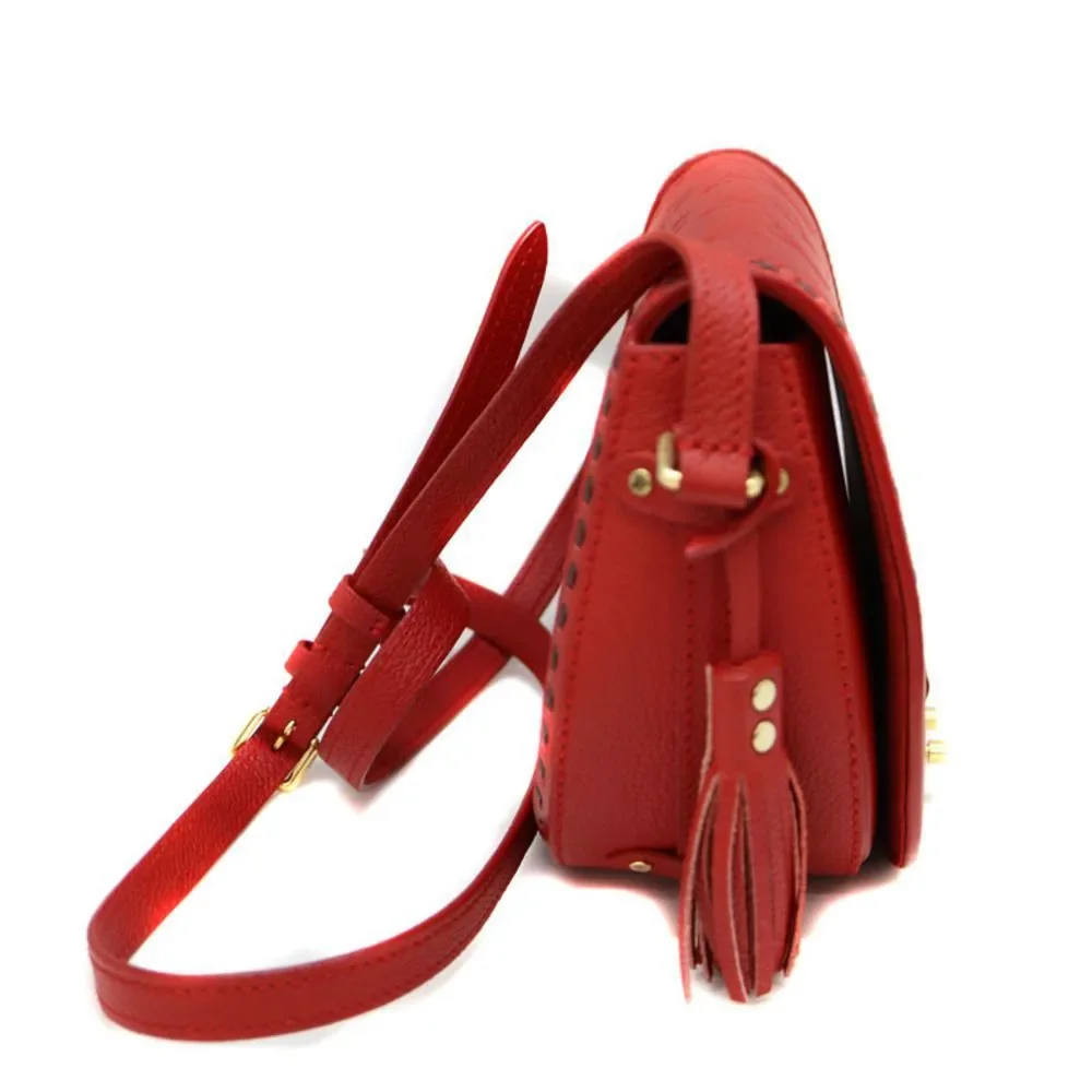 Louis Vuitton Juno Monogram Implant Serie Red Shoulder Bag